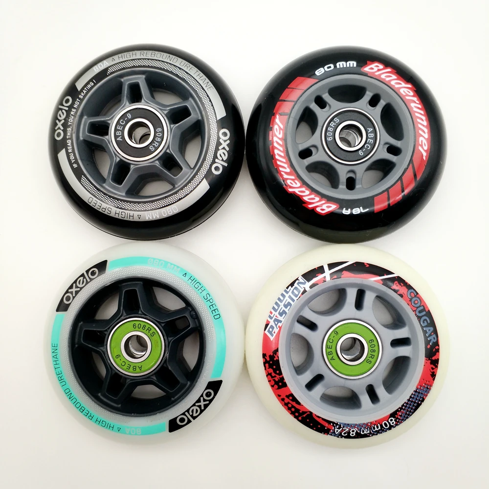 Roller Skates Wheels Bearings Abec 9 Rollers Skateboard Skate