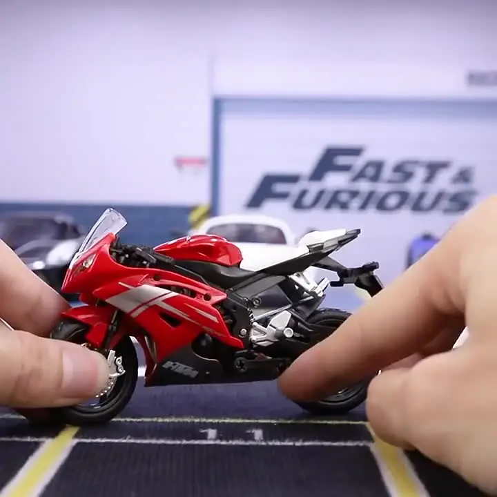 Compatibel Met Yamaha, MT-10 SP, YZF-R6, 1:18 Motorfietsmodel Fietssouvenirscollectie Locomotiefsimulatiecomponenten Scène Verkleden Cadeau Motorfiets modellen(MT-10 SP