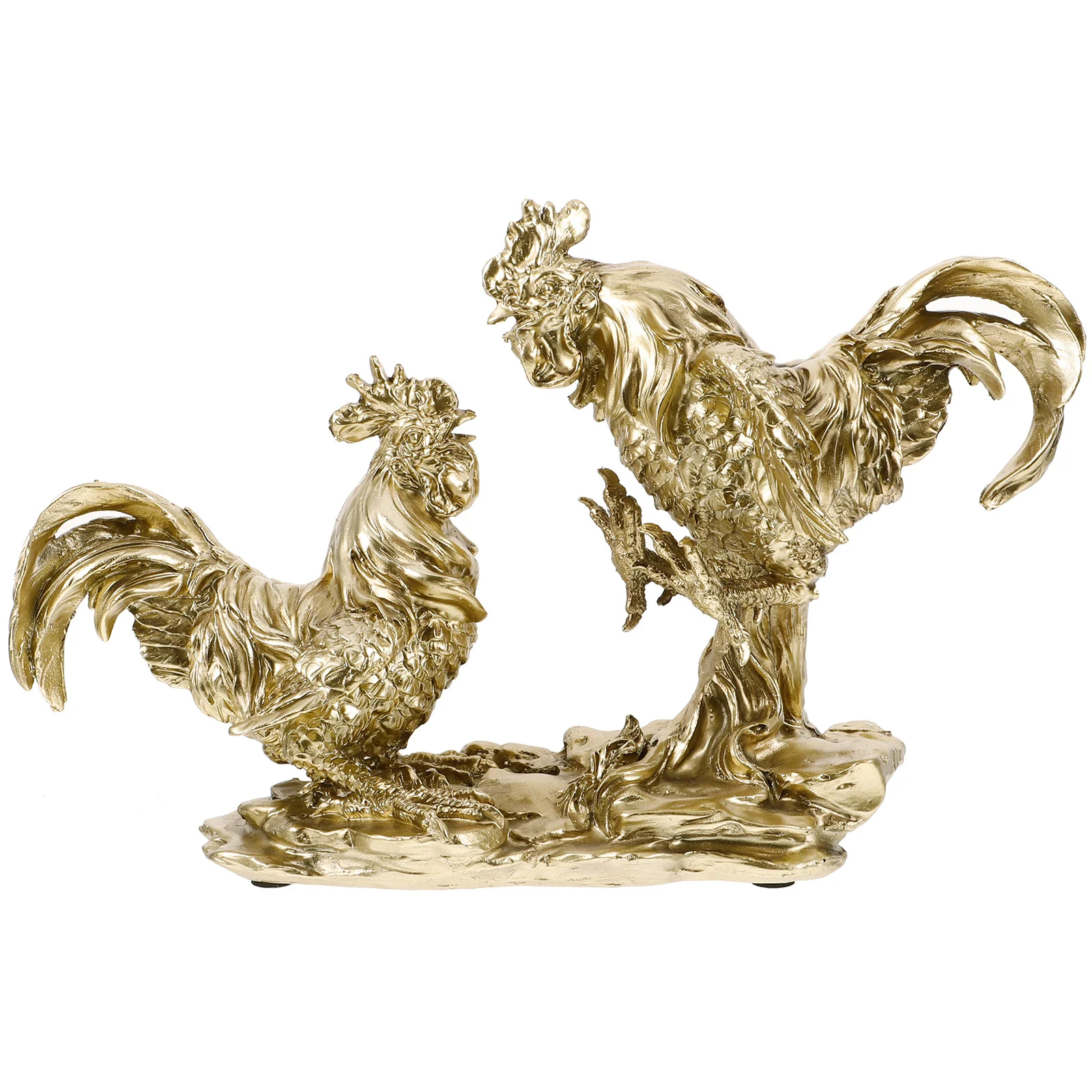 

Resin Rooster Garden Ornament Farm Animal Decoration Outside Chicken Statue