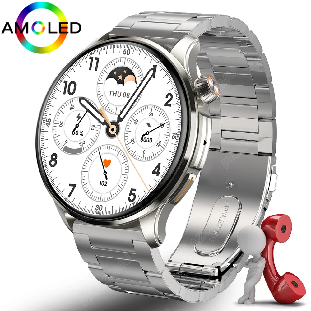 PAAZOMUSportsSmartWatchforMenAMOLEDDisplayBluetoothCallWatch