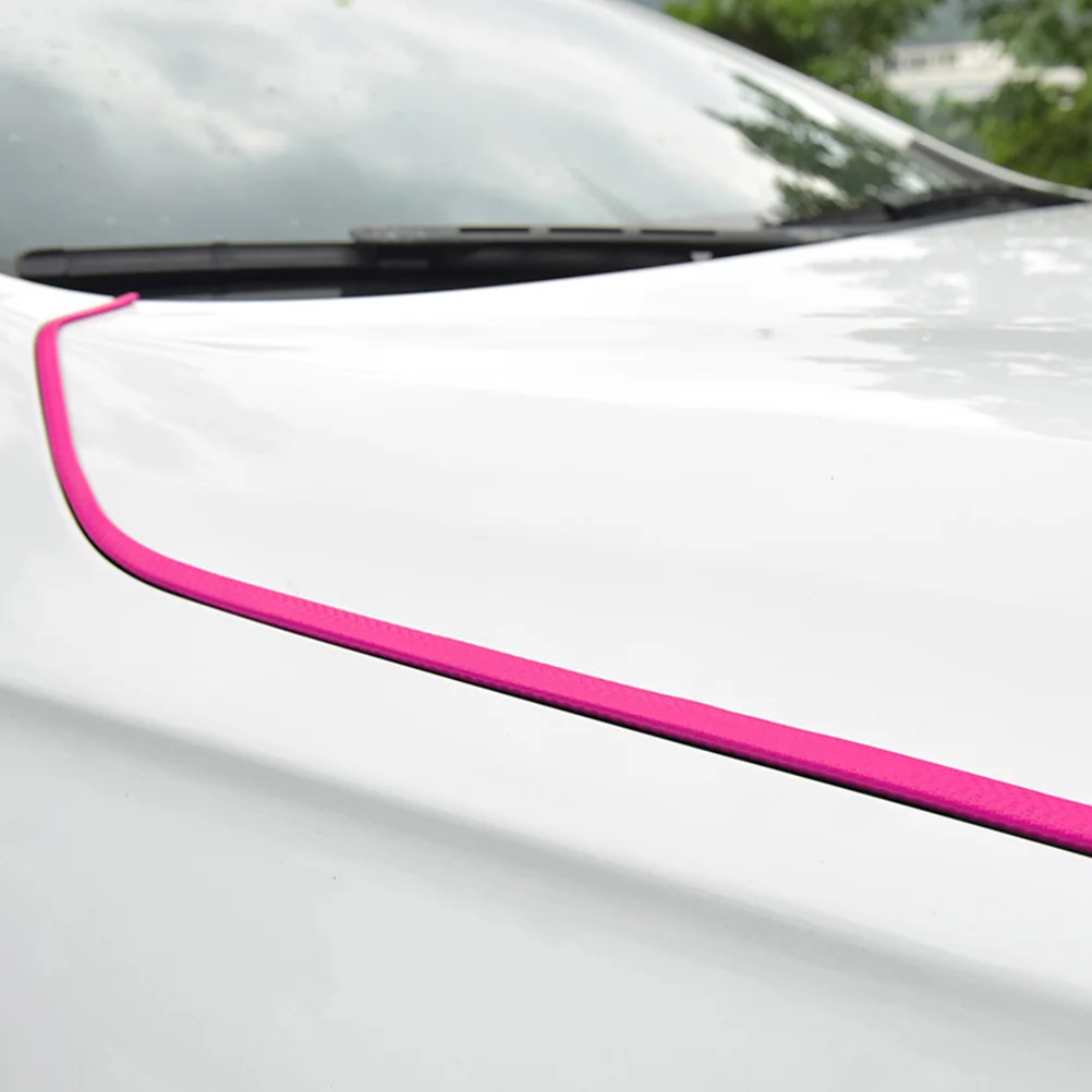 Auto Edge Seal Strip Car Door Protector Anti-scratch Knob Guards Orange Parts Cars