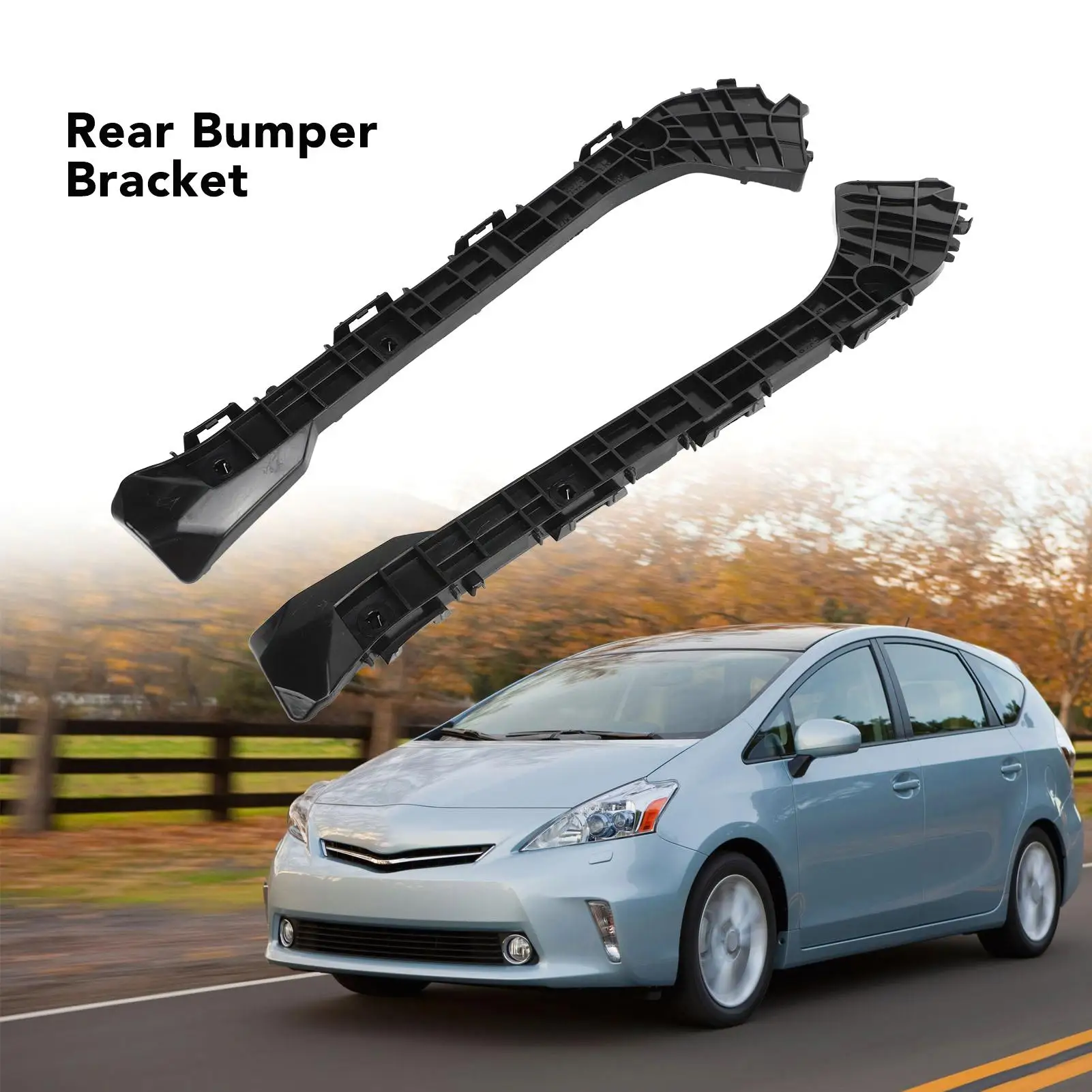Rear Bumper Bracket Set 5257647020 for prius 2010 2015