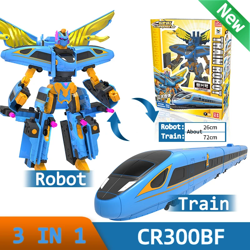 3 IN 1 High-Speed Railway Super Train Deformation Robot