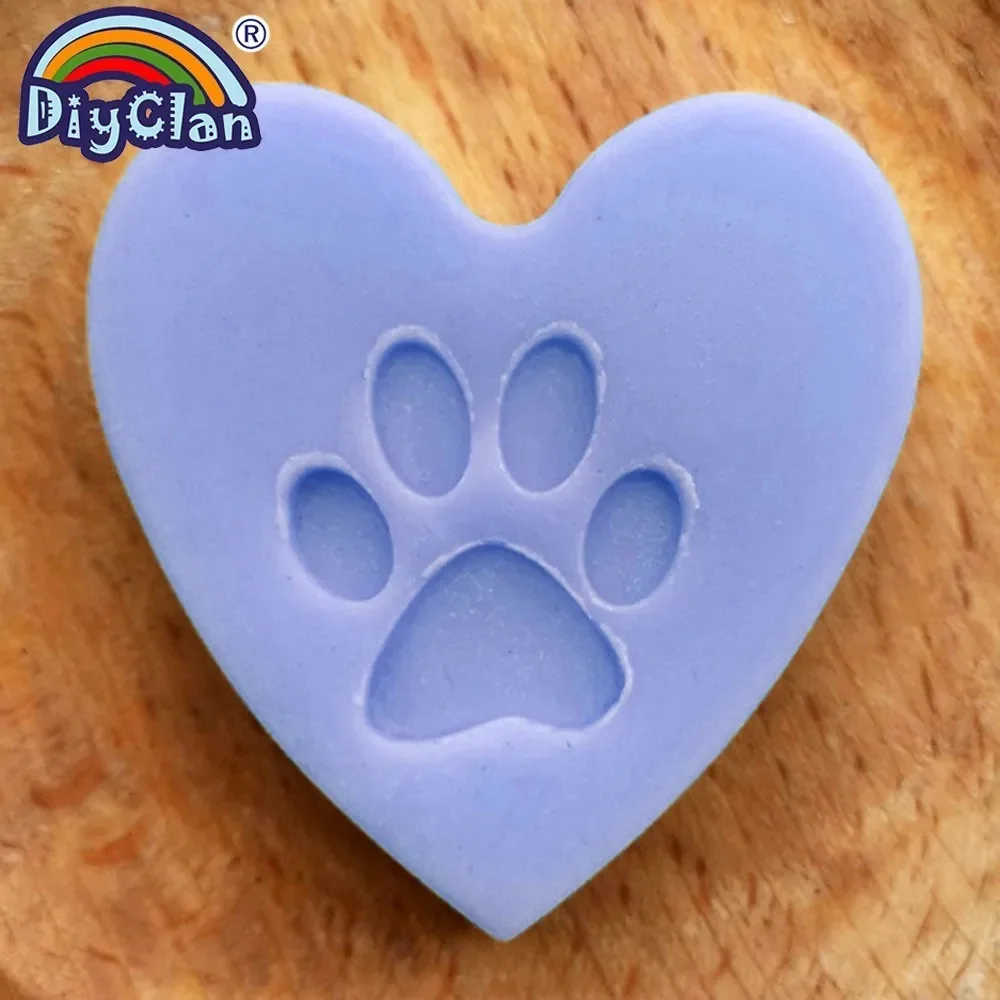 Handgemachte Hund Gedruckt Seife Briefmarken Für Scrapbooking DIY Footprint Natürliche Klar Harz Acryl Kristall Transparent Dichtung Form Benutzerdefinierte – Detail 3