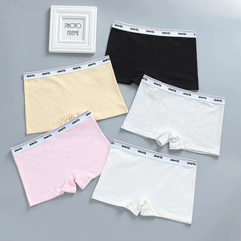 3PC Kids Underwear Cotton Girls Panties Boxer Briefs Children Panties Breathable Teen Underpants Boxer 8-14Years girls underwear,girls panties,kids underwear,kids underwear sets