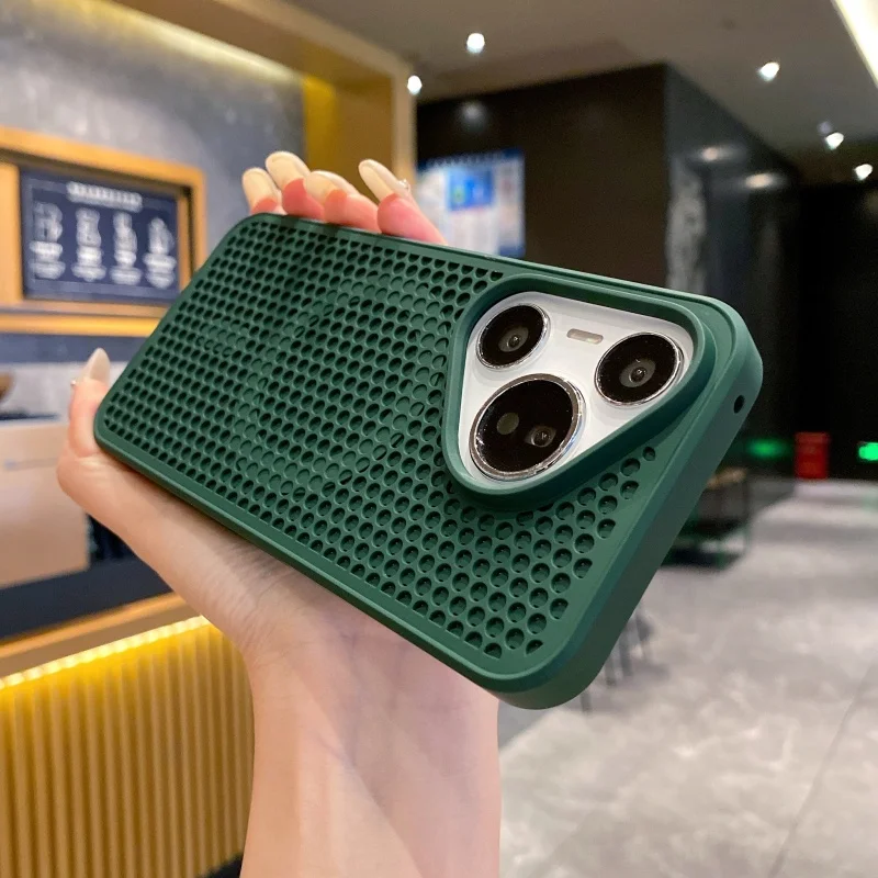 Matte Cooling Honeycomb Grid Magnetic Case - Pure Hard Cover