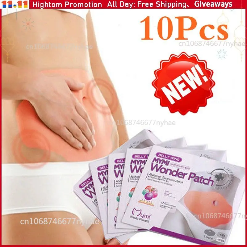 Korea MYMI Wonder Patch Women Belly Wing Abdomen Slimming Artifact Tummy Slimming Sticker Weight Loss Flat Tummy Products Health