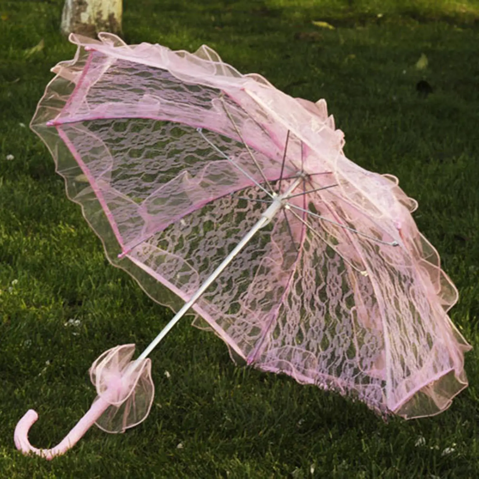 Handmade Lace Umbrella Parasol Decoration Dancing Wedding Bridal Party Handmade Lace Umbrella Parasol Decoration Dancing Wedding Bridal Party