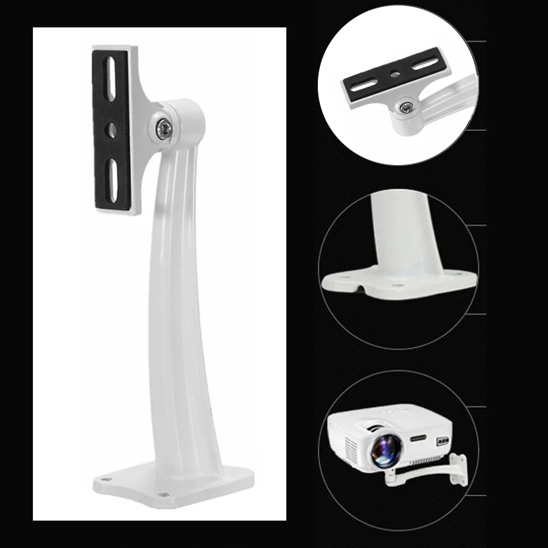 Projector Bracket 360 Angle Adjustable Holder Support Ceiling Mount Wall Hanging projector stand projector accessory