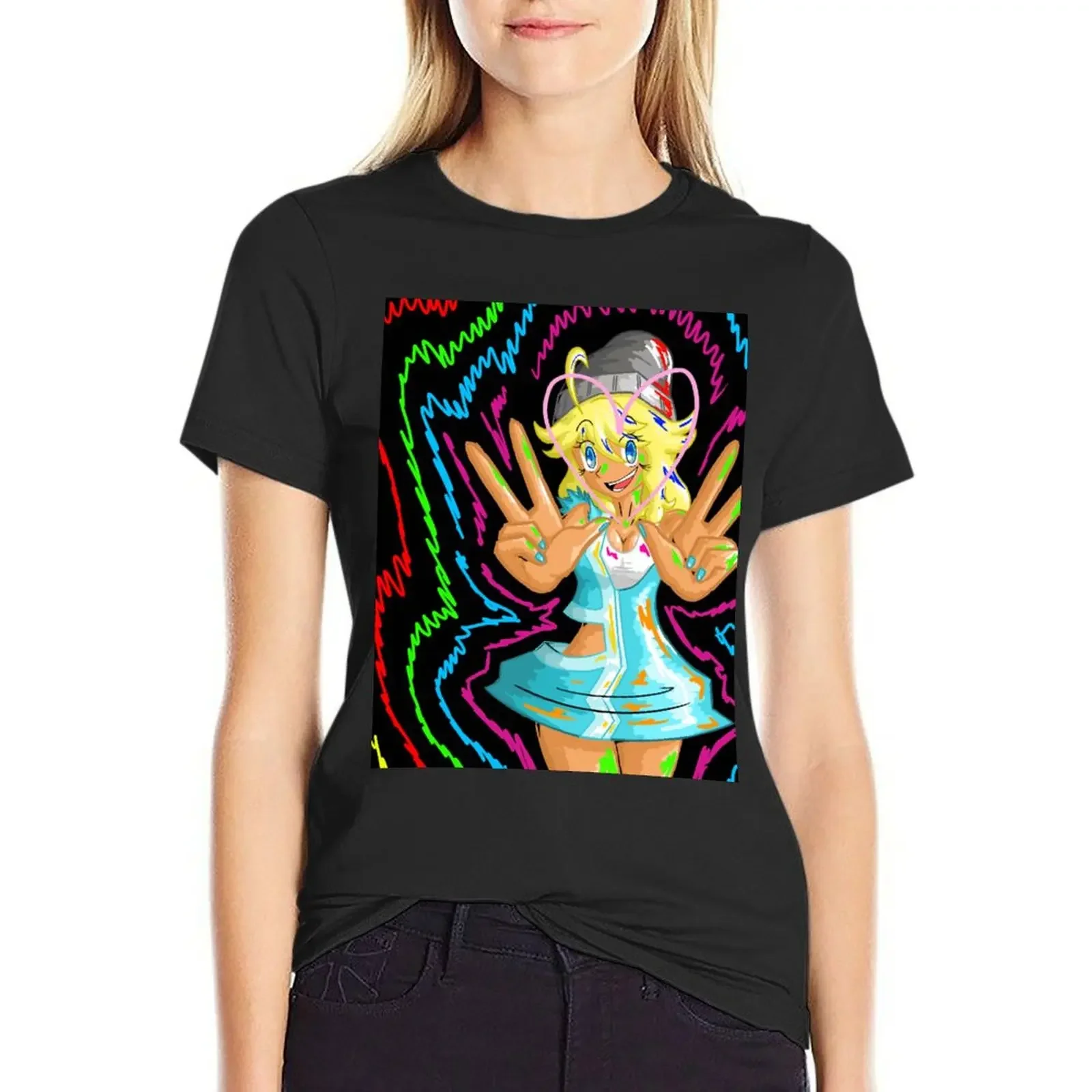 

Футболка с опалом, летняя одежда, милая одежда, Летняя женская одежда