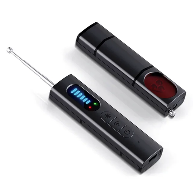 Hidden Camera Detector Anti-Spy Car GPS Tracker Listening Device Bug RF Wireless Signal Scanner Alert Gadget Security Protection 4