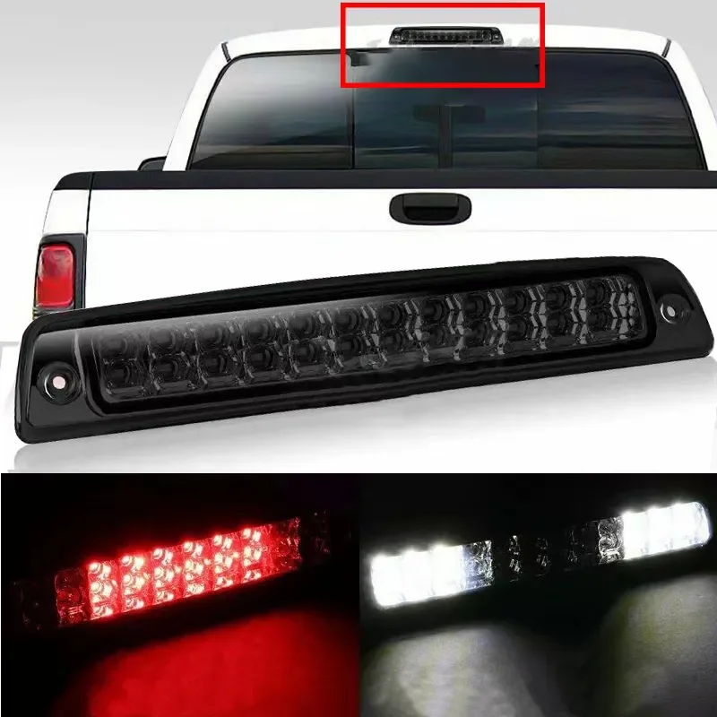 

High Mount Brake Light Car LED 3rd Brake Stop Light Rear Tail Lamp For Dodge Ram 1500/2500/3500 1994-2001 Smoked Lens Repair