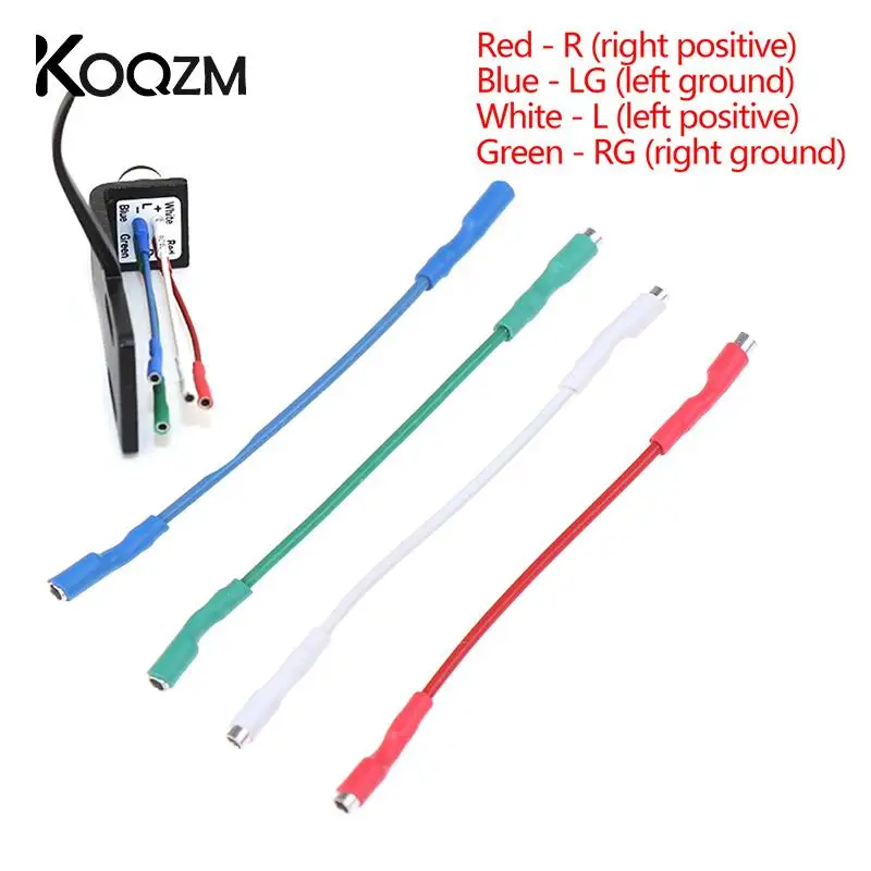 4Pcs 7N headshell Wires OFC Turntable Leads Phono Cartridge Cables Replacement Wire Cable Universal For 1.20 - 1.30mm Pins
