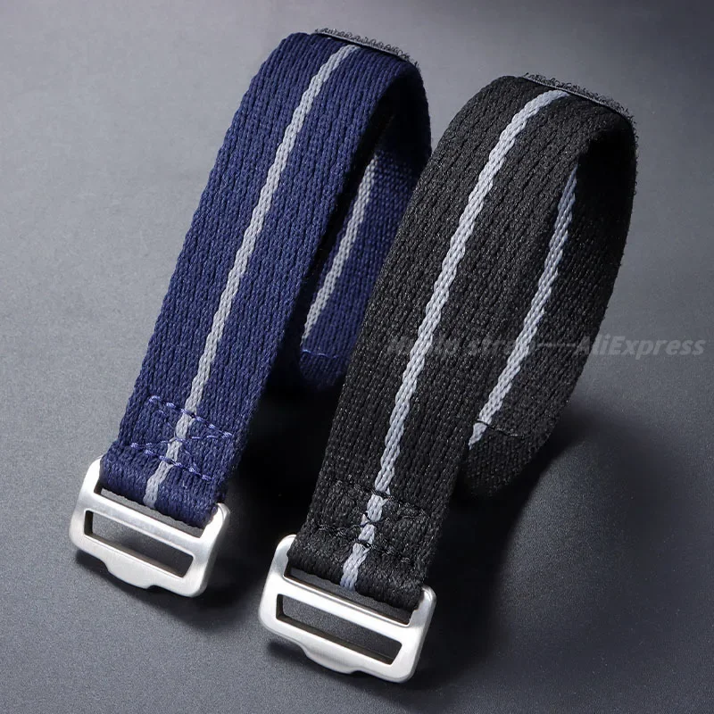 Nylon Canvas Watch Strap - Military Sports Style, Unisex Replacement Wristband