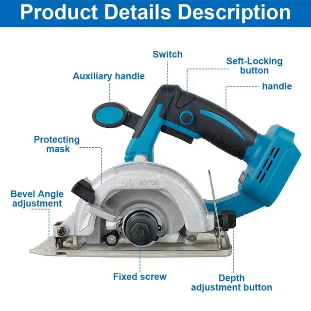 목공 작업의 혁신, Makita 18V 전기 원형 톱