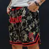 Men's Sports Mesh Quick Drying Shorts, Boxing, Leg Training, Hole Cloth, Muscle Fitness, Basketball, Hipster Pants 2