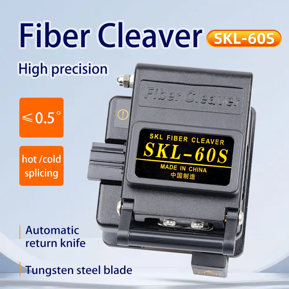 3 Years Warranty High Quality 12 Indivual Cut Point SKL-60S Fiber Optic Cleaver, Life Span More Than 50000 Times Fiber Cutter pf sloan twelve more times lp