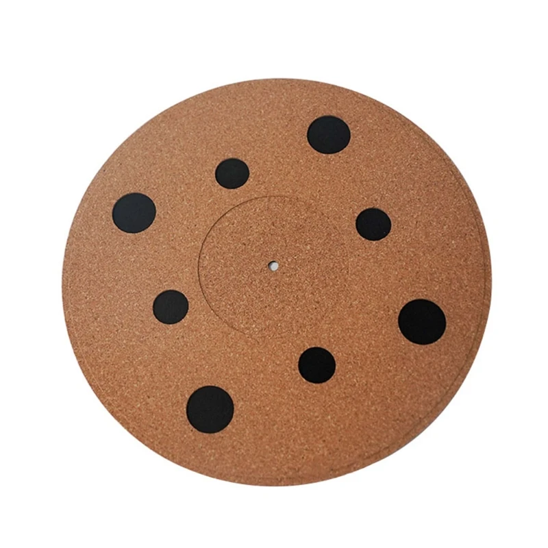 

Cork Anti-Static Turntable Platter Mat for Record Player Slip Mats Reduce Noise