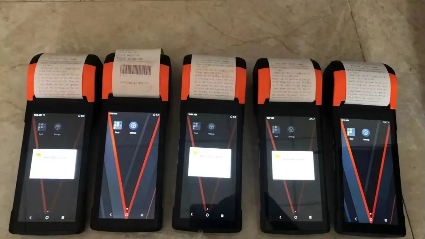 ماكينة نقاط البيع V2 الأندرويد المستخدمة 1 + 8G RA...