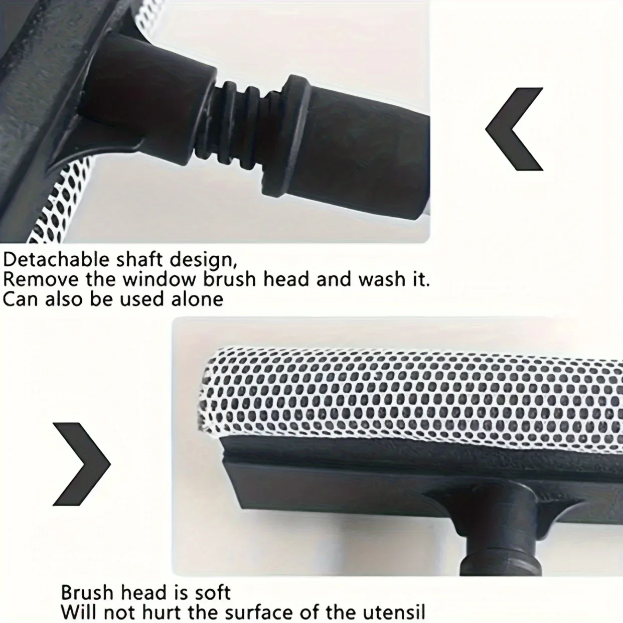 Easy-Grip Dual-Layer Squeegee For Car Windows and Showers-Durable PC Material Perfect for Home & Commercial Use window cleaning tool