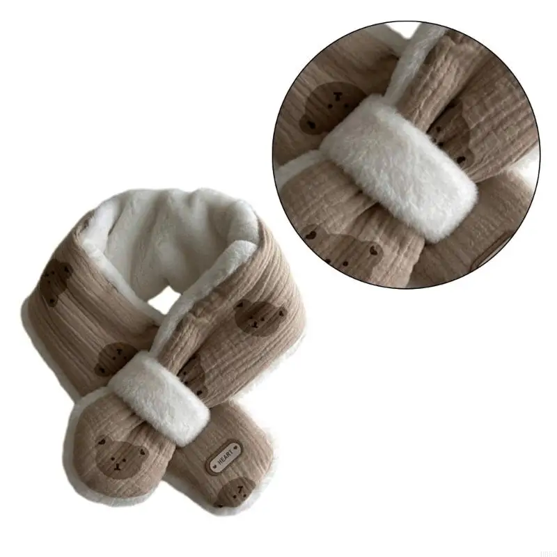 H055 Cartoon Baby Scarf Autumn Winter Baby Neck Scarf Warm Boys Girls Neckerchief