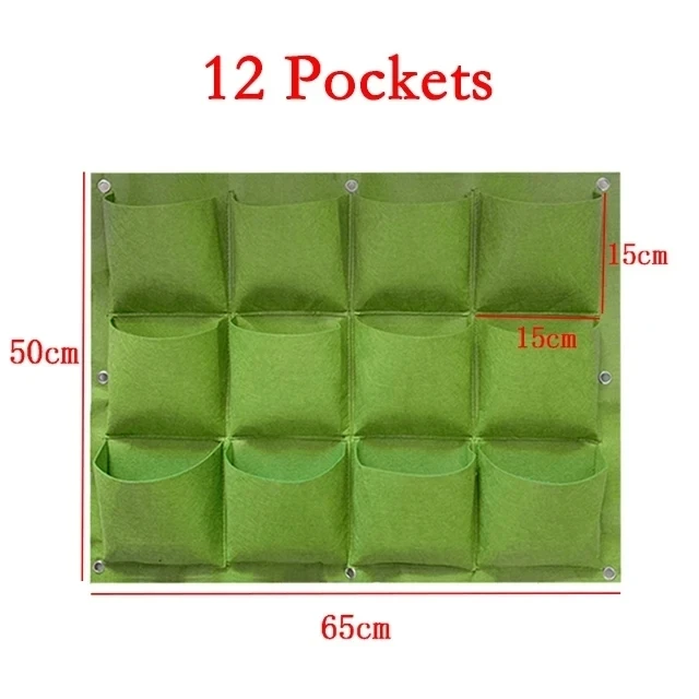 Green 12 pockets