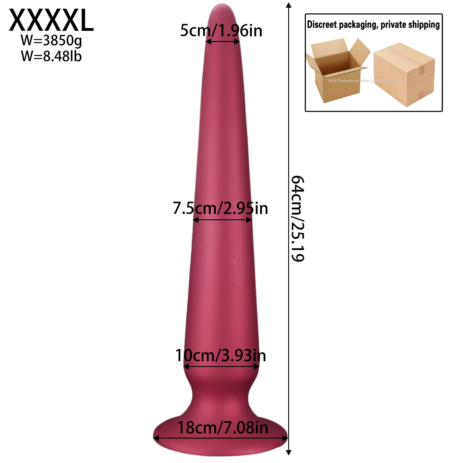 Huge Anal Plug Large Butt Plug For Men And Women Training Toy_voghion.com