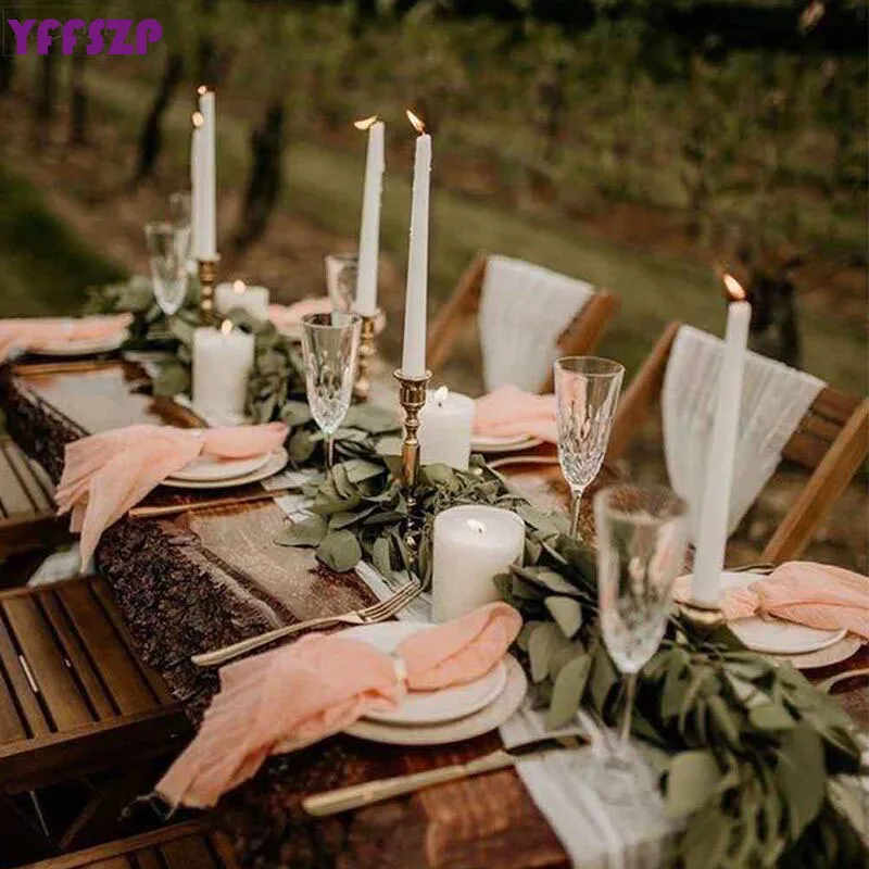 Washable 10 Pcs/Lot 43cm*43cm Dusty Pink 100% Cotton Cheesecloth Gauze Table Napkin Country Wedding Napkins Tea Towel