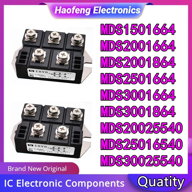 

MDS1501664 MDS2001664 MDS2001864 MDS2501664 MDS3001664 MDS3001864 MDS20025540 MDS25016540 MDS30025540 IGBT Module IN STOCK