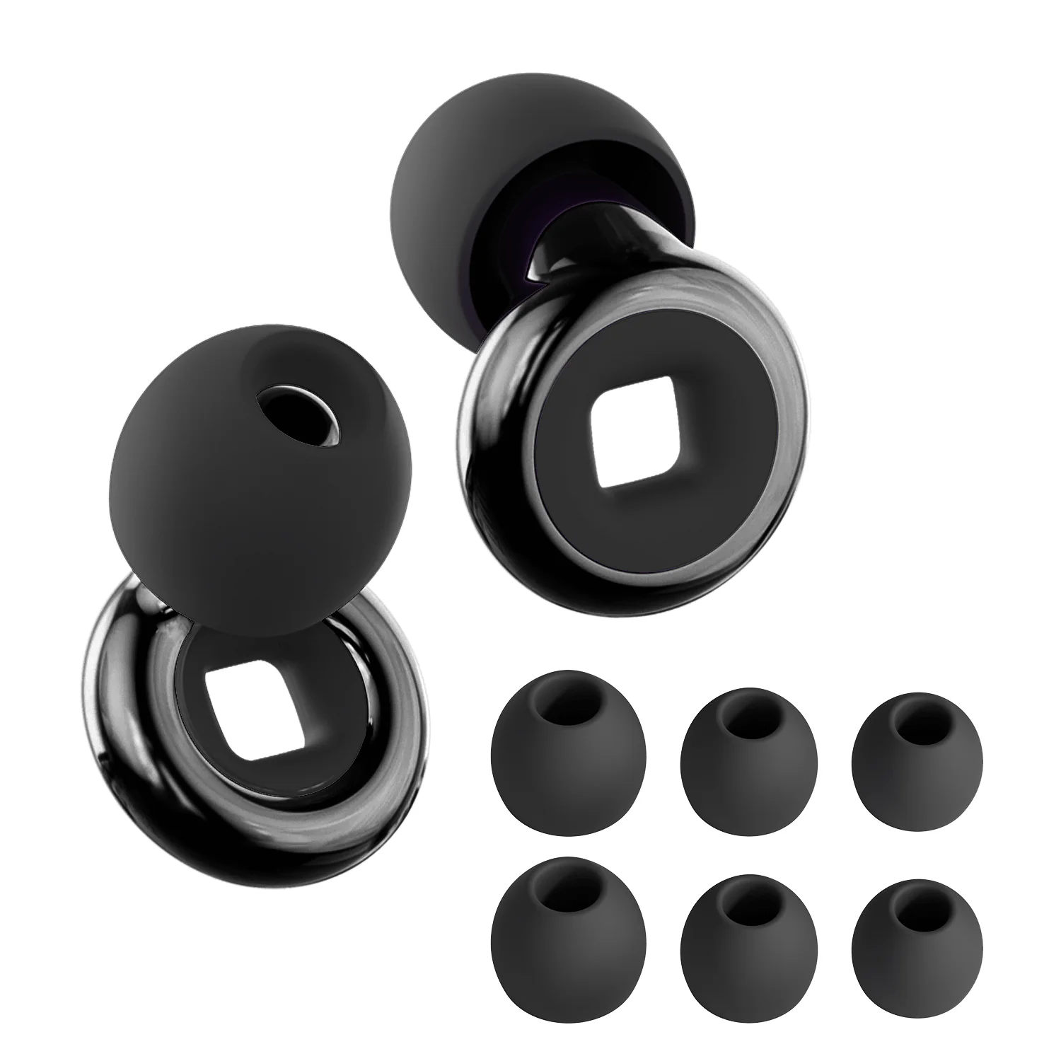 Leise Ohrstöpsel mit Schlaufe zur Geräuschreduzierung zum Schlafen. Silikon-Ohrstöpsel zum Schwimmen, Motorrad, Geräuschfilter-Ohrstöpsel