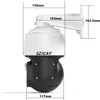 With Wiper Outdoor Wireless WiFi 12MP 4K POE PTZ IP Camera  Auto Zoom Tracking 4G Sim Card 8mp CCTV Surveillance Camera Dahua 4