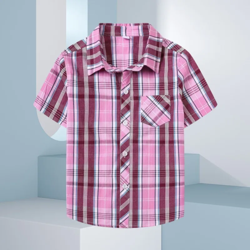 Children's Checked Shirt for Boys and Girls