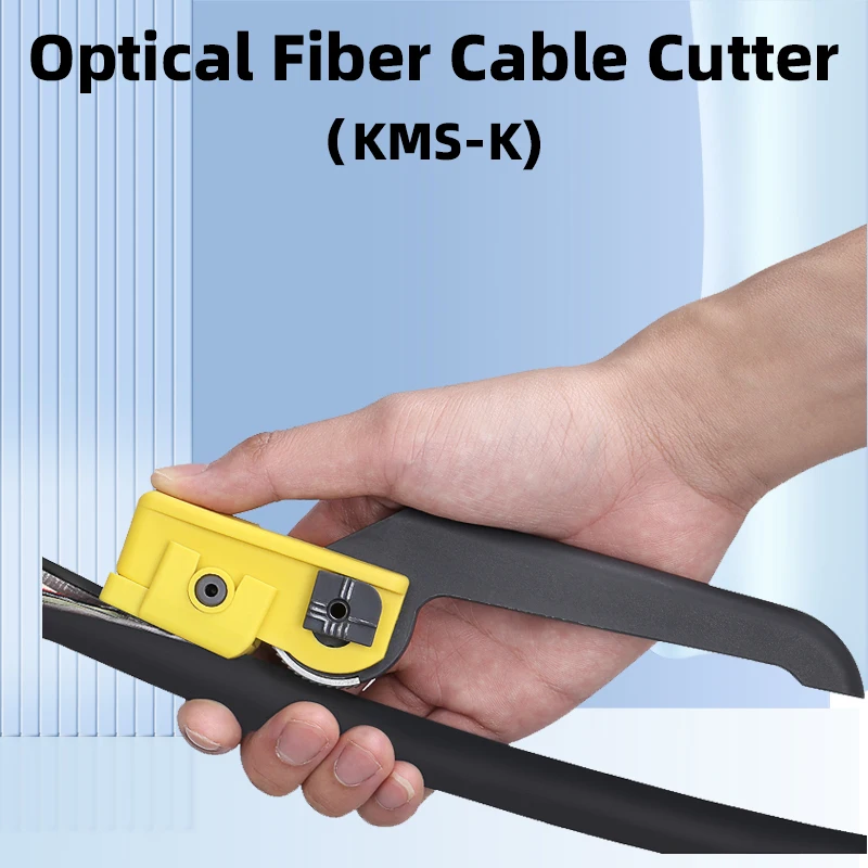 Hot Sale FTTH Tool Optical Fiber Longitudinal Stripper KMS-K Cable Jacket Slitter Cable Sheath Cutter Fiber Equiment yb 29 4 5 29mm round cable stripper fiber optic tool optical fiber cable jacket slitter longitudinal cable opener