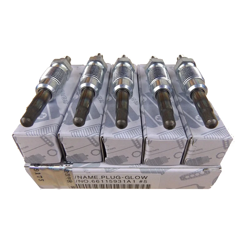 

NBJKATO Brand New Genuine 5PCS Glow Plugs 6611593101 For MB100 MB140 Ssangyong Musso Istana