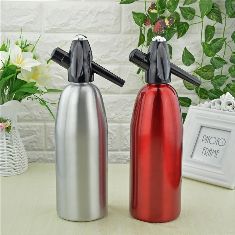 Manual 1l Soda Siphon Co2 Dispenser Water Bubble Generator Cool Drink