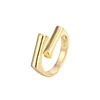 925 Sterling Silver Irregular Geometry Adjustable Rings For Women Engagement Wedding Luxury Jewelry Girl Accessories Jewellery 5