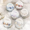 200cm/roll PET Tape Snowy Mountains in Winter Forest Landscaping for Hand Account background collage material DIY Decoration 1