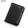 H014 New Wallet Men's Short Small Multifunctional  ID Card Holder PU Leather Business Men Purse Fashion High-quality Casual Bag 1