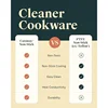 Caraway Nonstick Ceramic Cookware Set (12 Piece) Pots, Pans, Lids and Kitchen Storage - Non Toxic - Oven Safe & Compatible 6