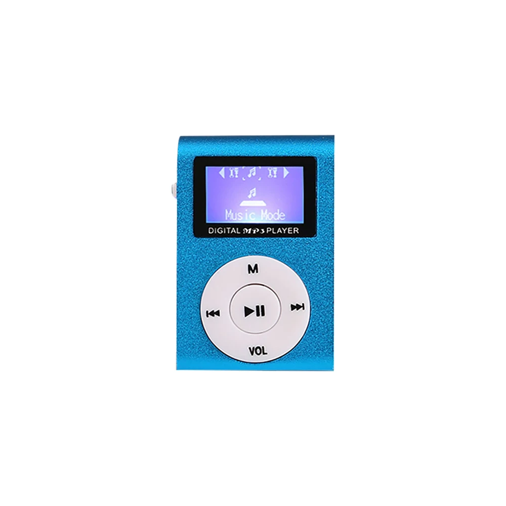 Versatile Metal Clip MP3 Music Player with Three Playback Modes