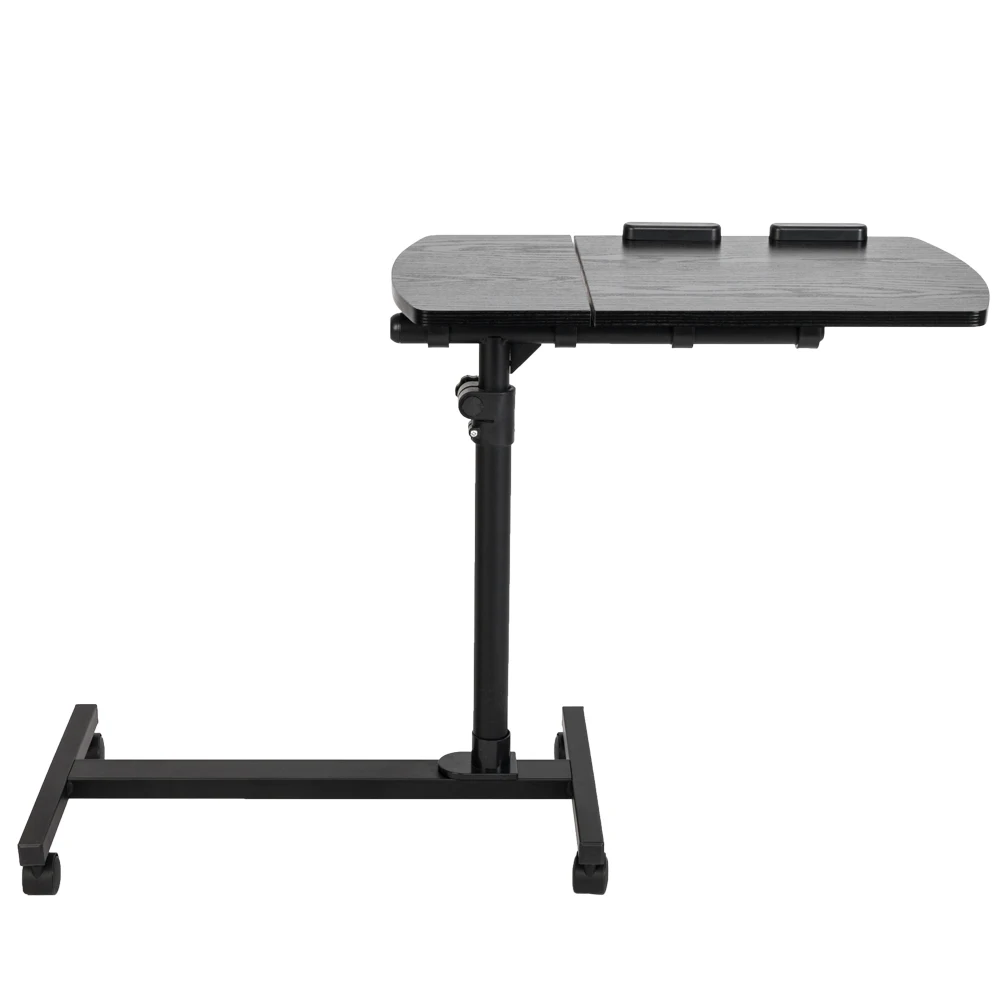 Portable Computer Desk Laptop Height Adjustable Table Mobile Sitting Workstation Lockable Wheels Suitable For Work Learning 3