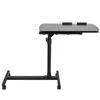 Portable Computer Desk Laptop Height Adjustable Table Mobile Sitting Workstation Lockable Wheels Suitable For Work Learning 3