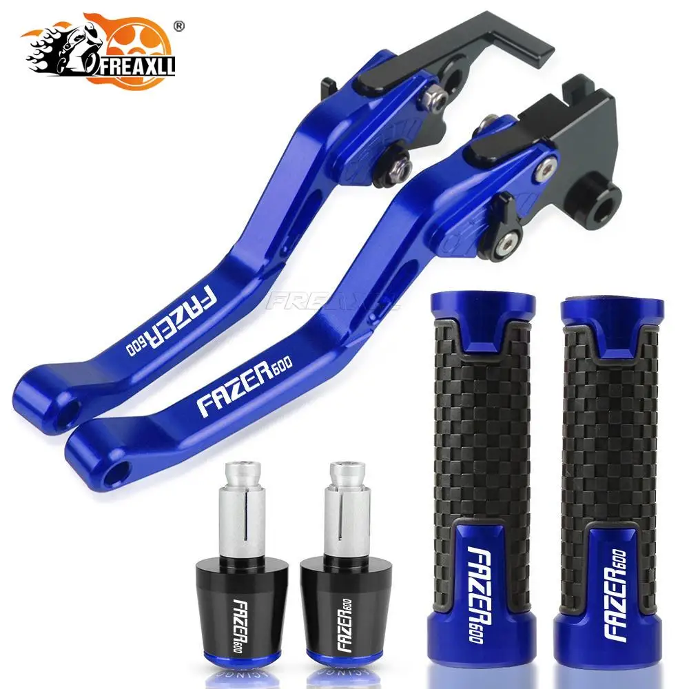 For Yamaha FAZER 600 Fazer600 1998 1999 2000 2001 2002 2003 Motorcycle CNC Brake Clutch Levers Handlebar Handle Hand Grips |