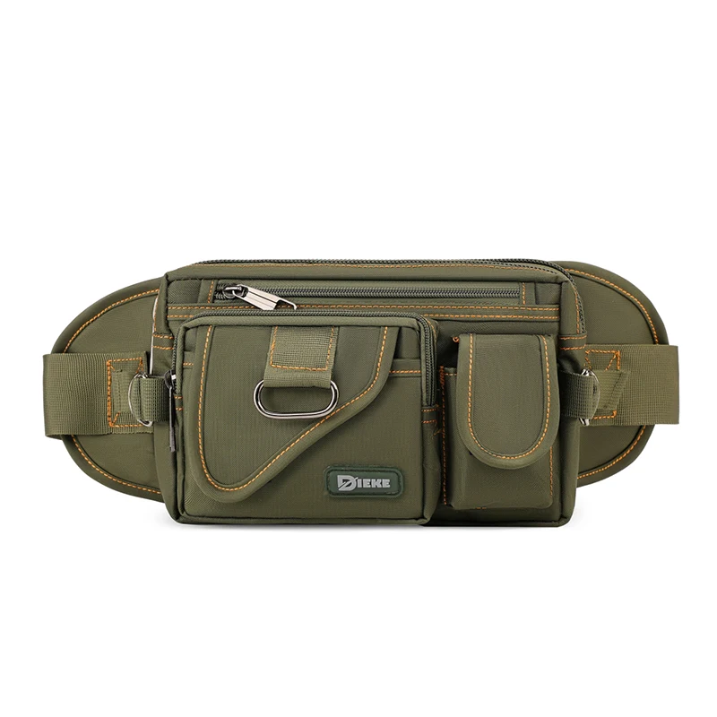 High quality waist bag - multifunctional chest bag with multiple pockets, suitable for outdoor hiking, cycling, motorcycle, and