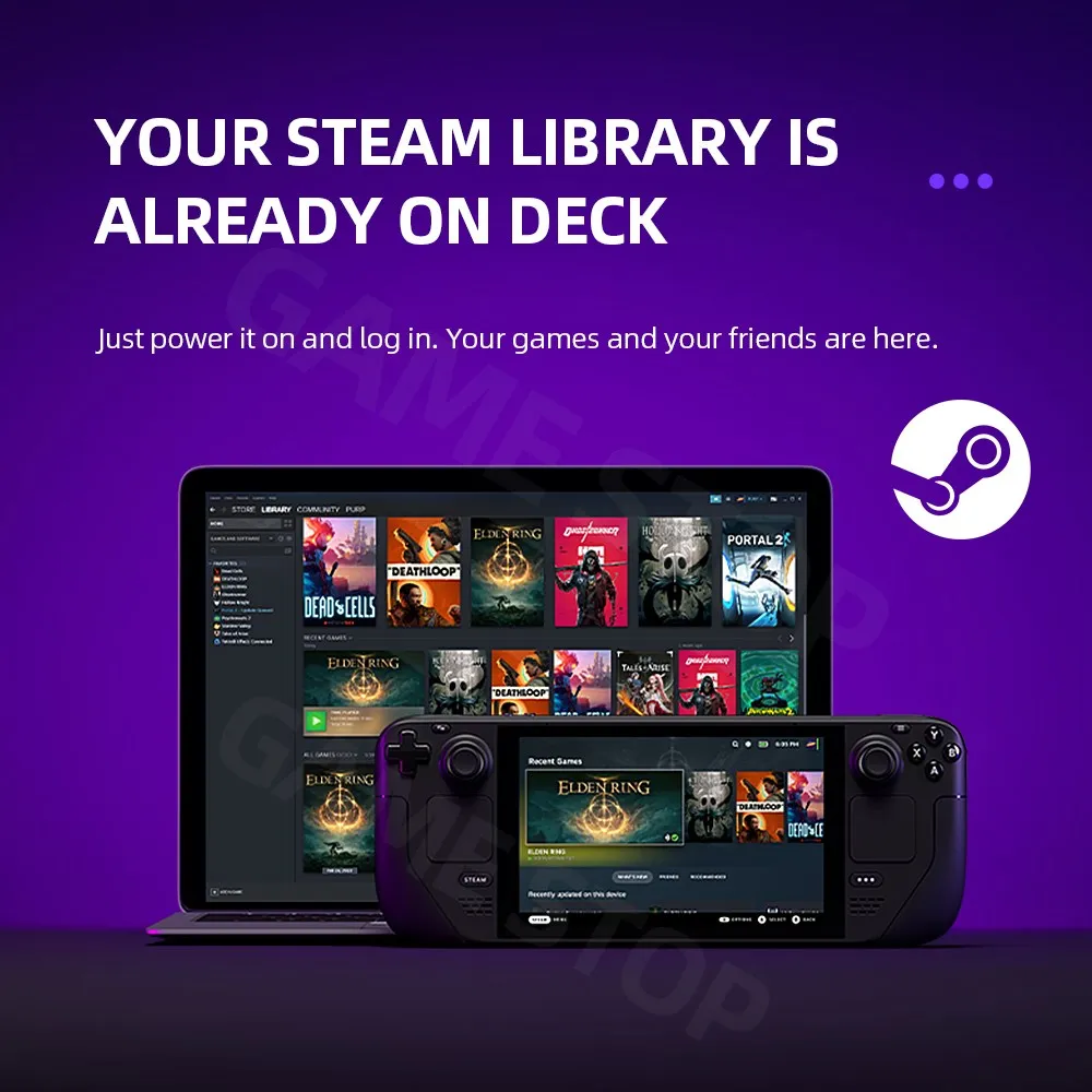 Steam deck 64GB Loaded with 22 Emulators + 4800 Games + FIFA 23 + Dual Boot  +64GB Kioxia SD Card (Original Valve New Portable Handheld Game Console ),  Video Gaming, Video Game Consoles, Others on Carousell