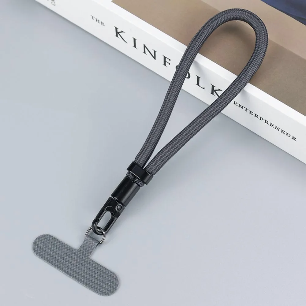 Rotating Metal Buckle Adjustable Phone Lanyard with Self-Locking Durable Strap