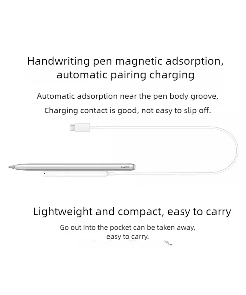 For Huawei M-pencil Handwriting Pen Charger Matepad Magnetic Absorber Charging Rod 1st and 2nd Generation Universal Charger 3