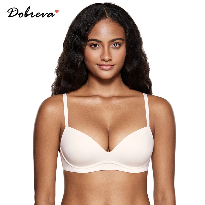 Comfortable Seamless Wireless Push Up Bra with Pads - Perfect for Women‘s  Lingerie & Underwear