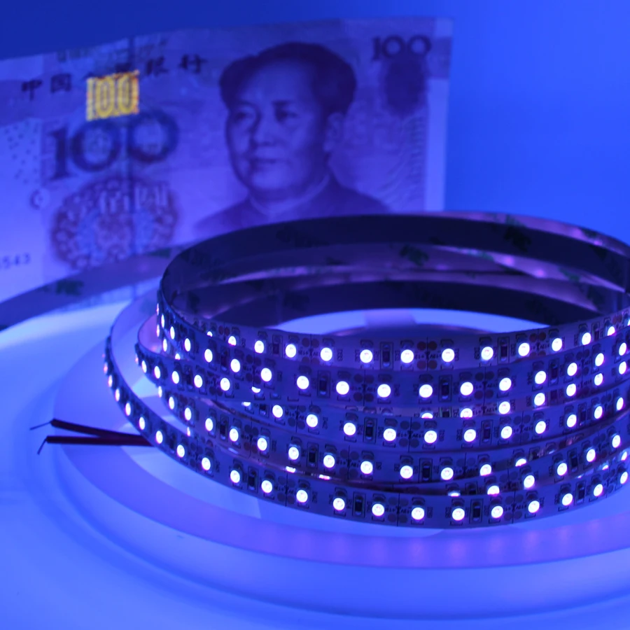 12/24V UV LED Strip Light 395nm-405nm Ultraviolet Flexible 60/120/240leds/m LED Tape lamp Blacklight DJ Fluorescence Party lamp led stage lamp,led stage light,black light bulbs,black light bar