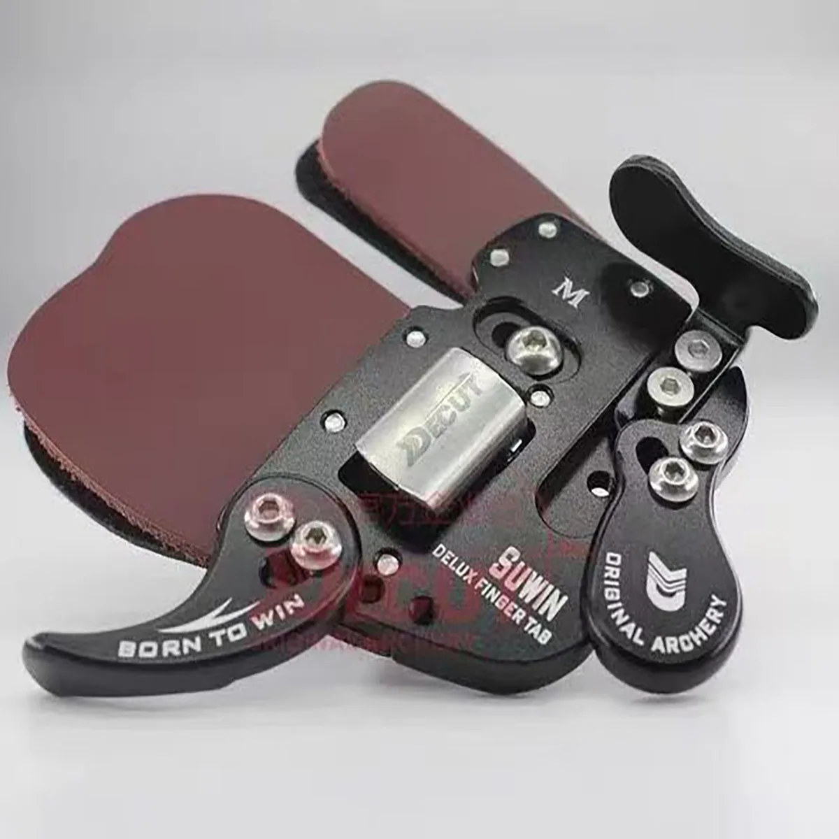 New Finger Tab Guard Genuine Leather Archery Finger Protection For Left/Right Hand Outdoor Shooting Accessories